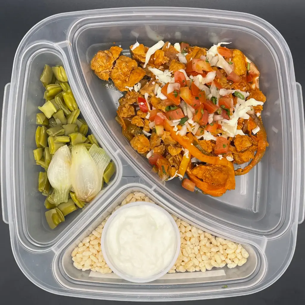 High protein | Lunes | Comida | Alambre de pastor HP