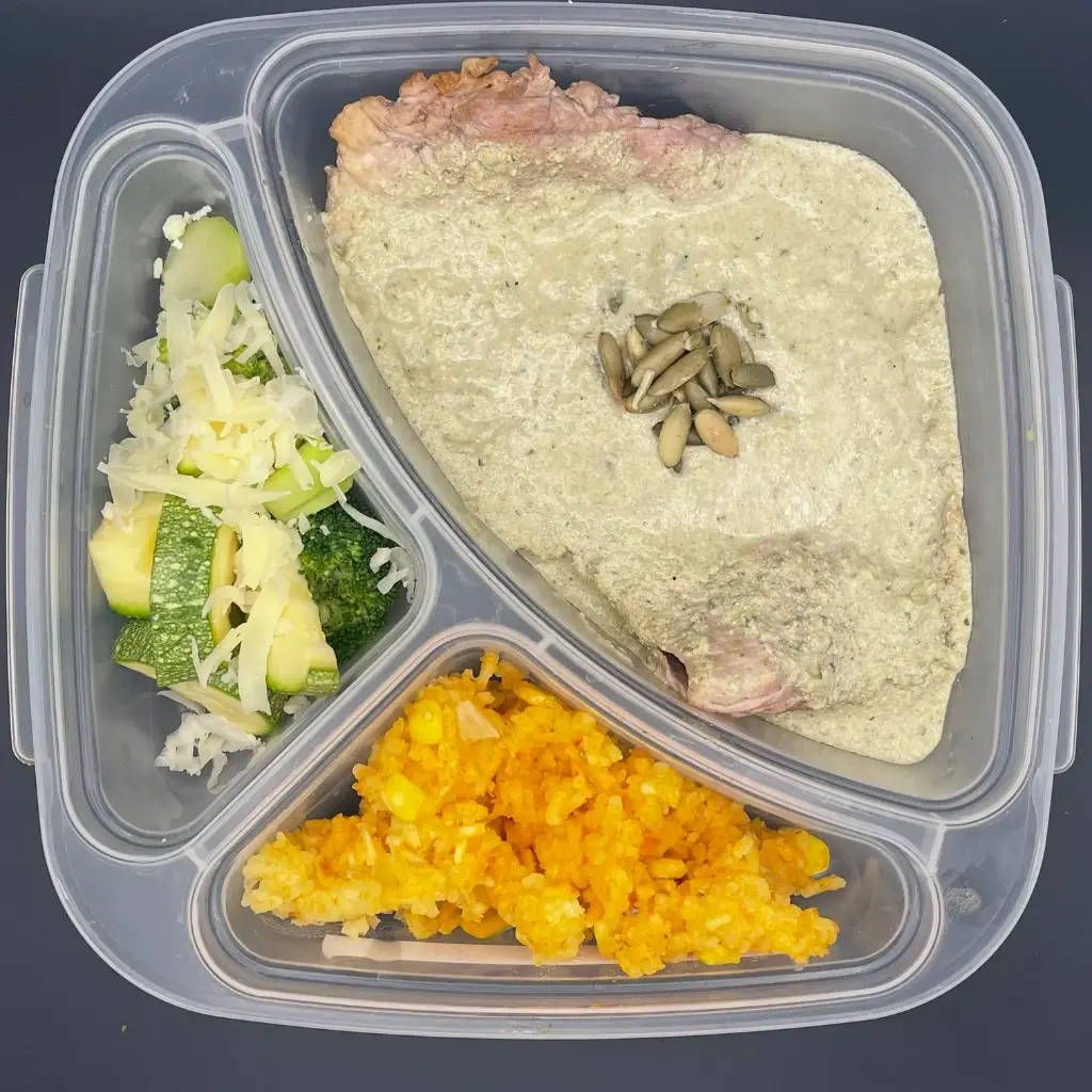 High Protein | Martes | Comida | Pipián con pollo HP