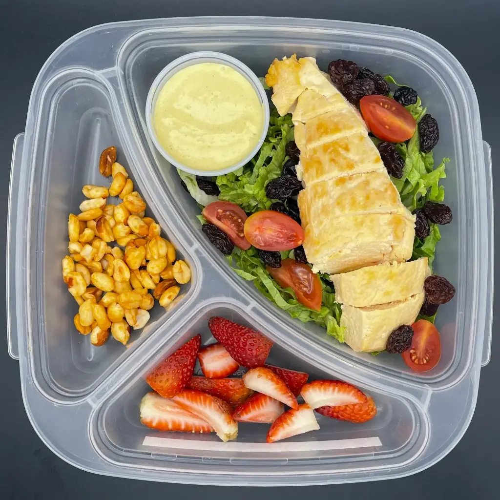 High Protein | Miércoles | Desayuno | Ens. de pollo con pasas HP
