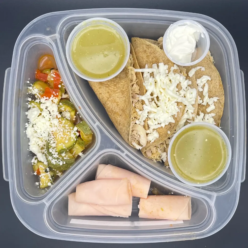 High Protein | Lunes | Comida | Enchiladas de pollo