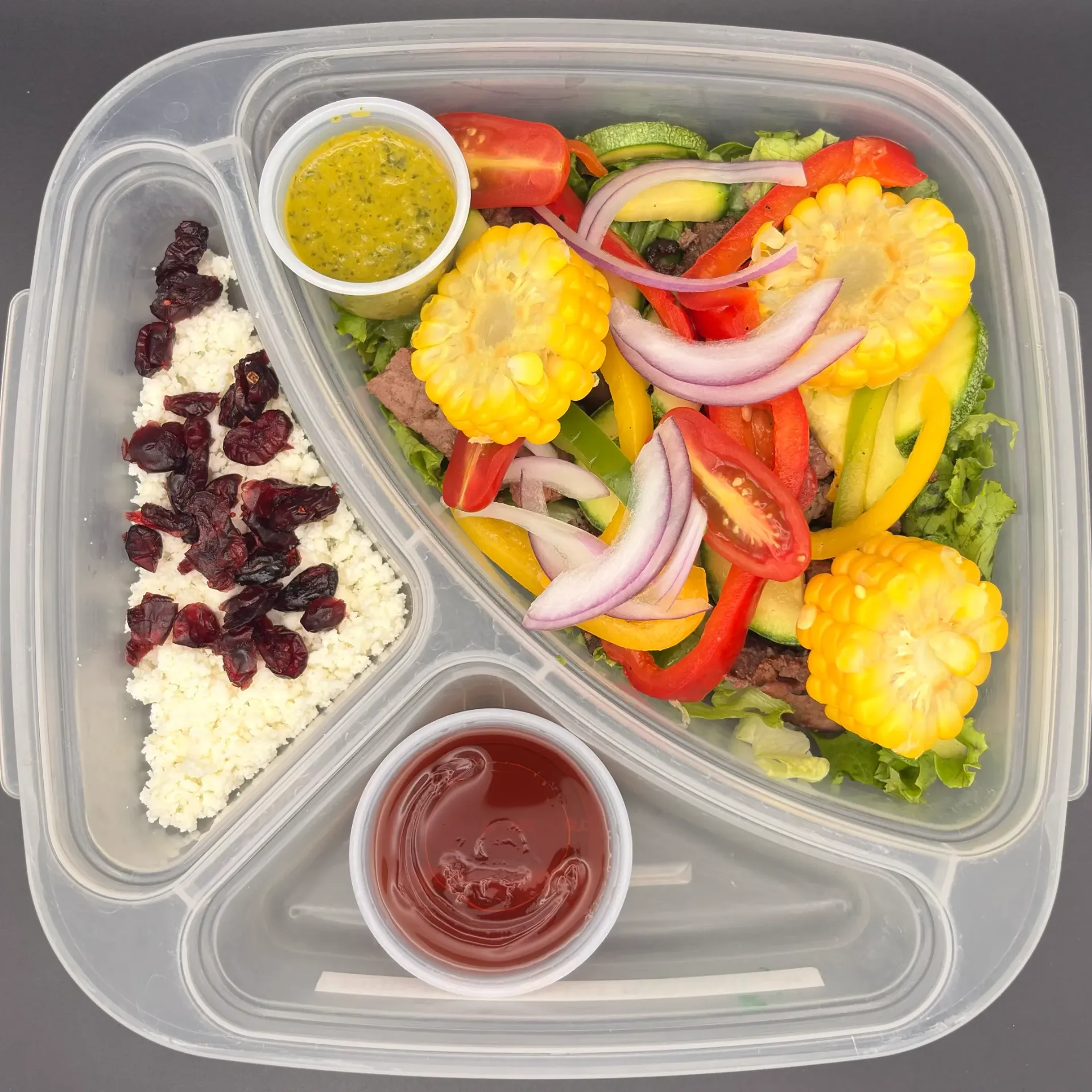 High Protein | Lunes | Cena | Ensalada de arrachera