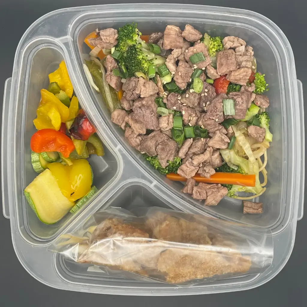 High Protein | Martes | Comida | Chow mein con res