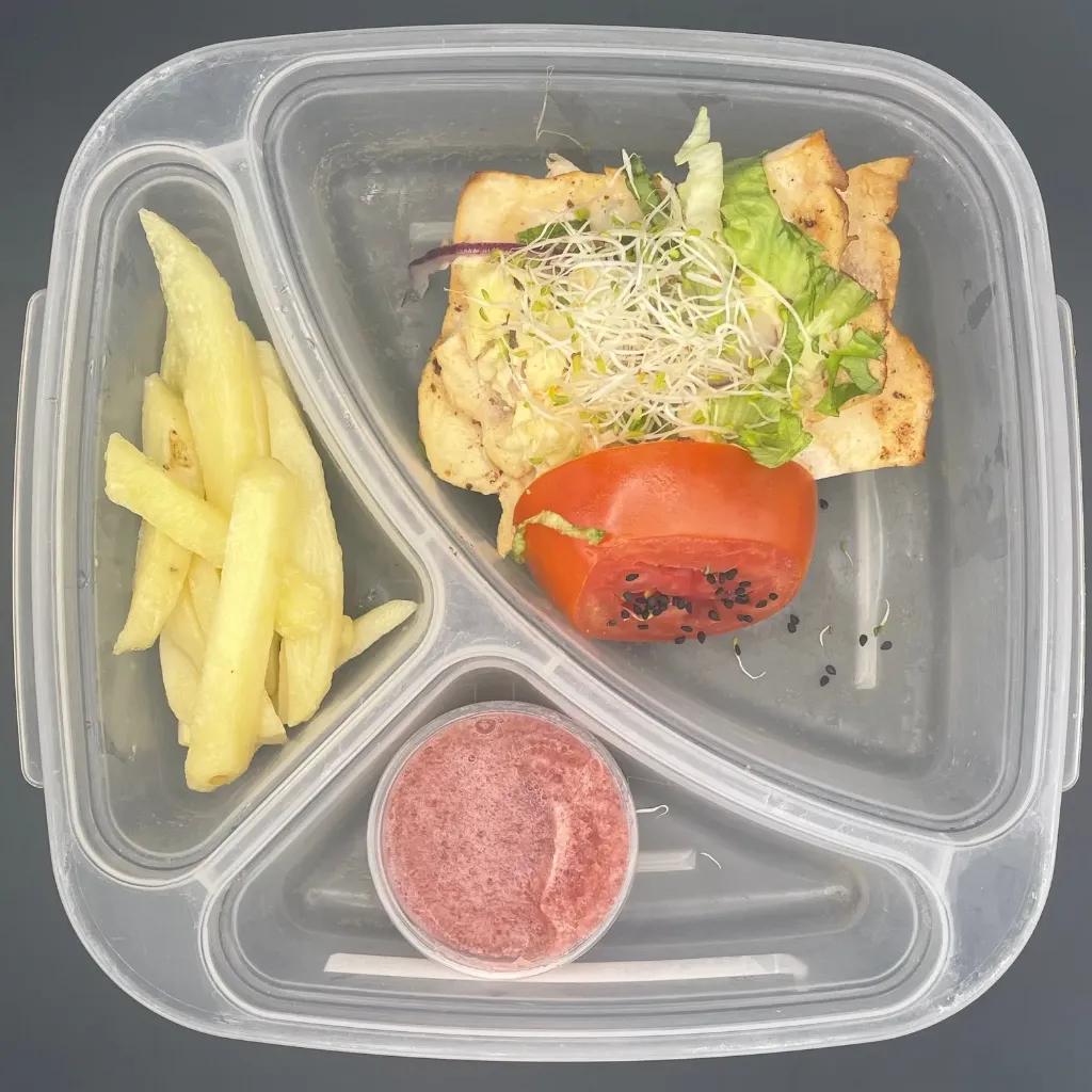 High Protein | Viernes | Comida | Hamburguesa keto de pollo