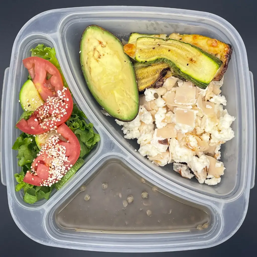 High Protein | Martes | Desayuno | Claras c/jamón y quesadillas keto