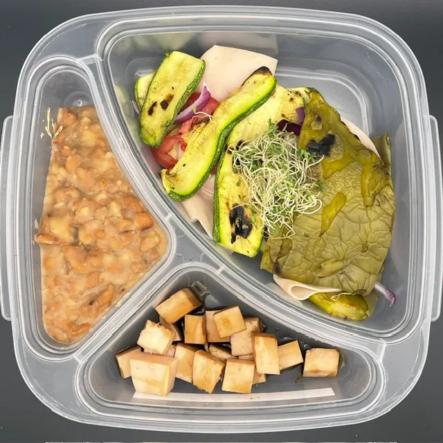 High Protein | Viernes | Cena | Sandwich calabaza y nopal