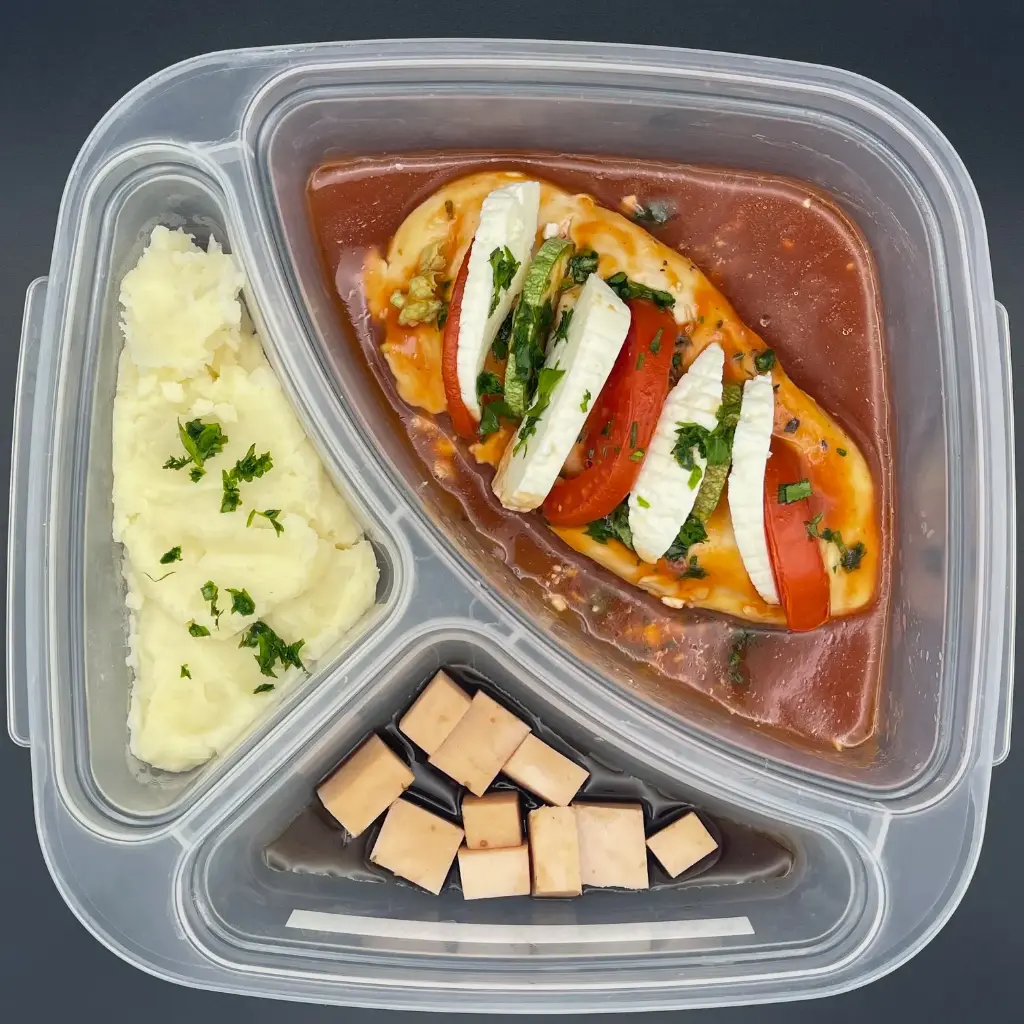 High Protein | Jueves | Cena | Pollo Hasselback