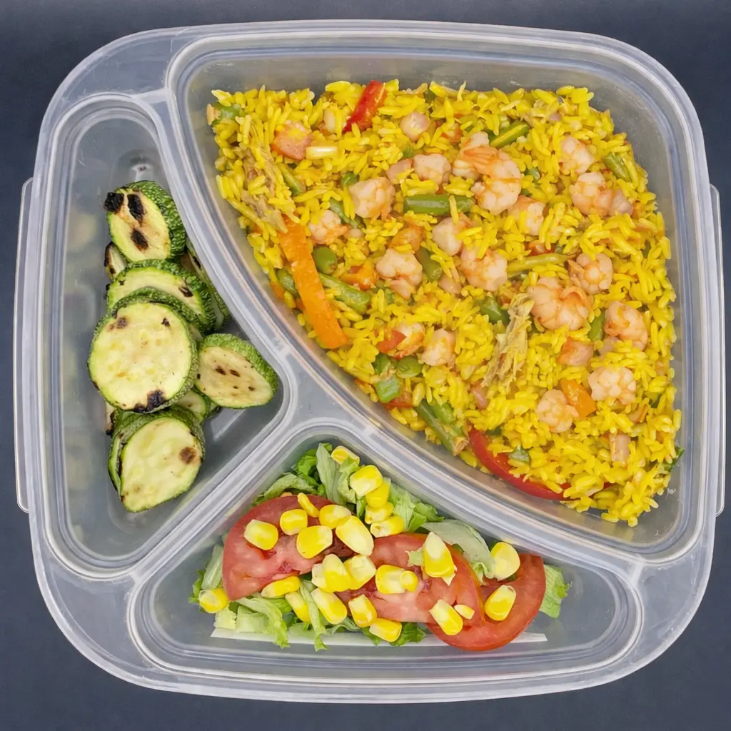 High Protein | Jueves | Desayuno | Paella ligera