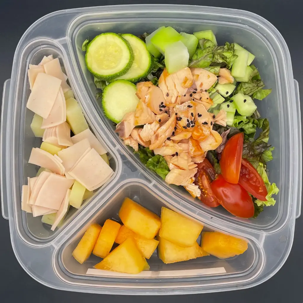 High Protein | Miércoles | Cena | Ensalada de salmón LC