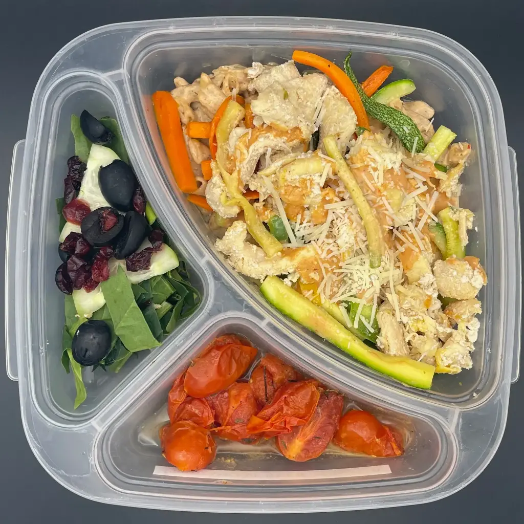 High Protein | Viernes | Cena | Pollo con pasta de chipotle