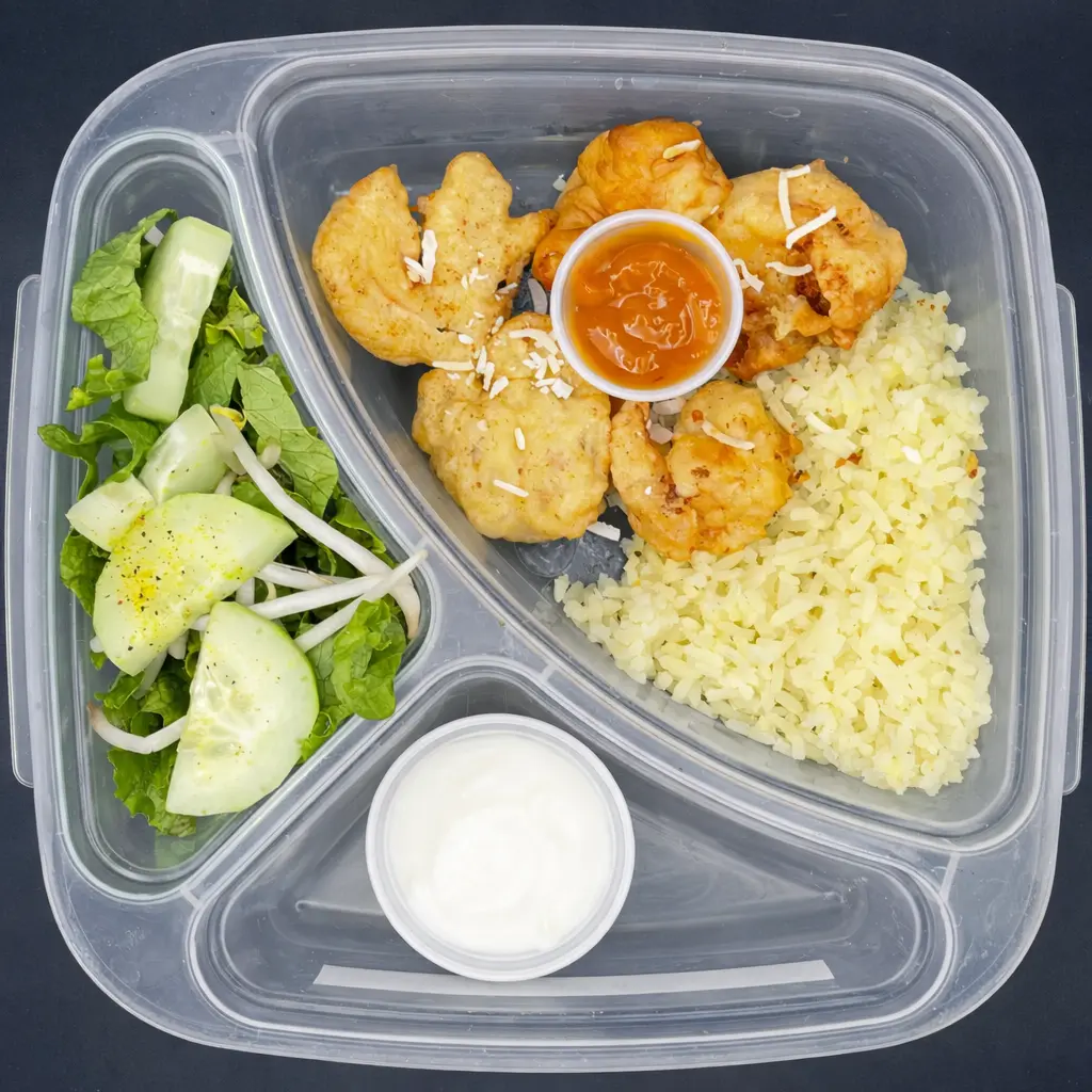 High Protein | Jueves | Cena | Camarones al coco HP