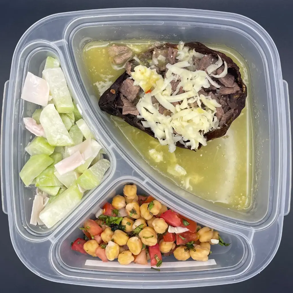 High Protein | Martes | Desayuno | Chiles queretanos HP