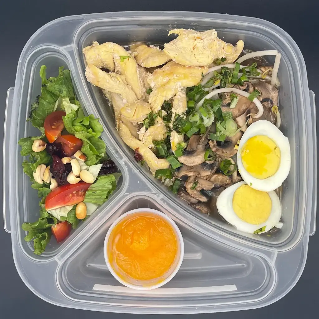 High Protein | Viernes | Comida | Ramen keto de pollo