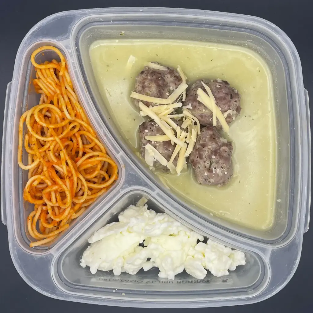 High Protein | Jueves | Comida | Albóndigas suizas HP