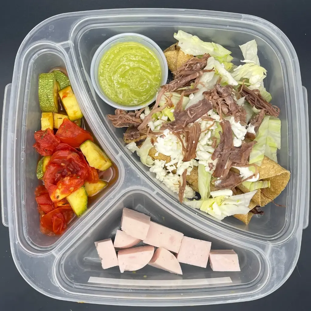 High Protein | Miércoles | Desayuno | Flautas de res HP