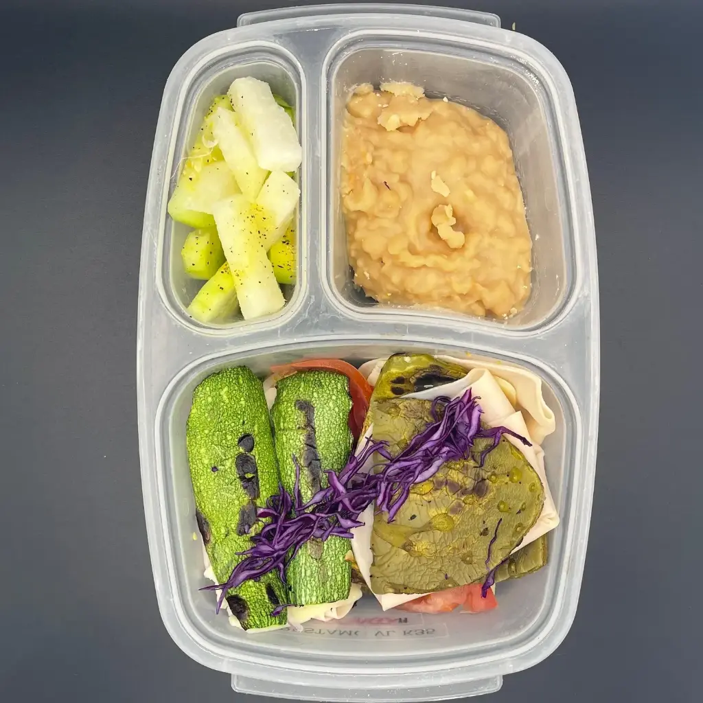 Kids | Viernes | Cena | Sandwich calabaza y nopal