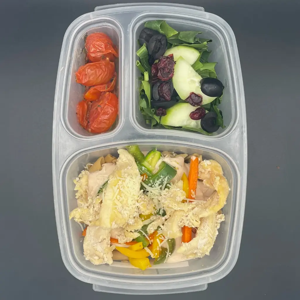 Kids | Viernes | Cena | Pasta cremosa c/pollo