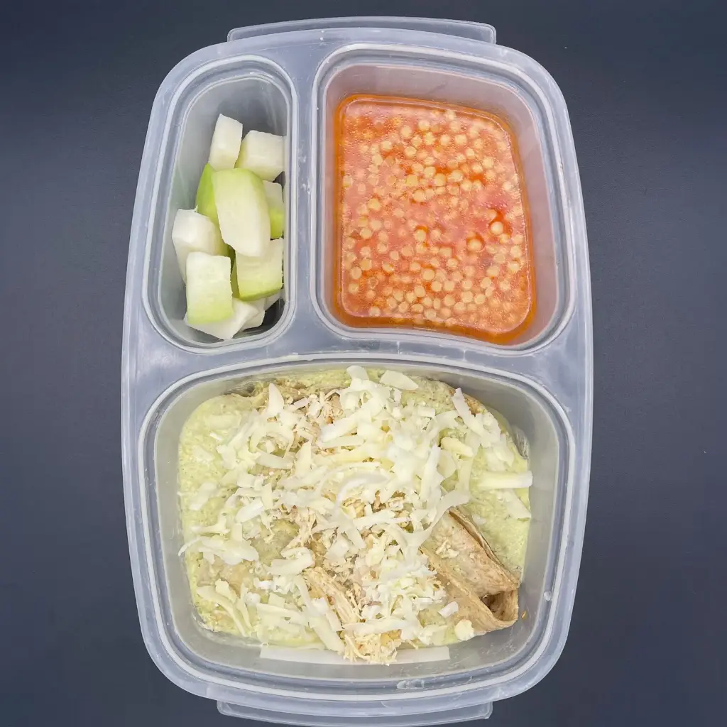 Kids | Lunes | Desayuno | Enchiladas suizas