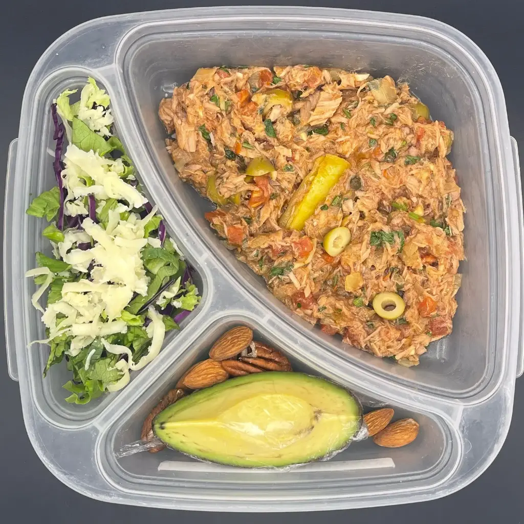 Low Carb | Lunes | Cena | Atún a la vizcaína LC
