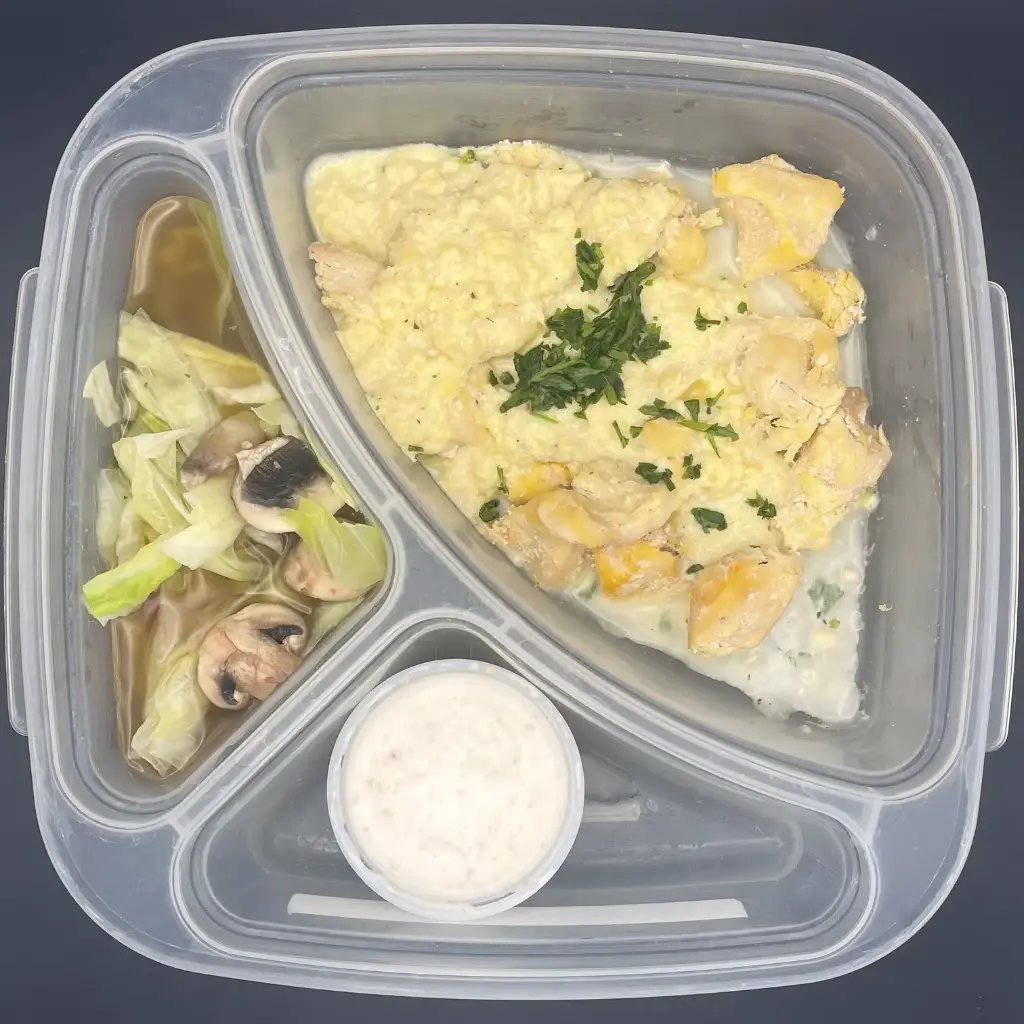 Low Carb | Lunes | Comida | Pollo en salsa de queso