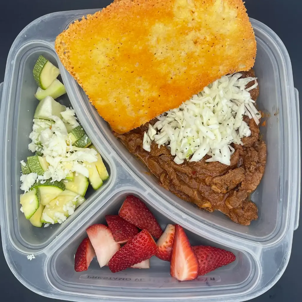 Low Carb | Miércoles | Cena | Bistec enchilado c/costra
