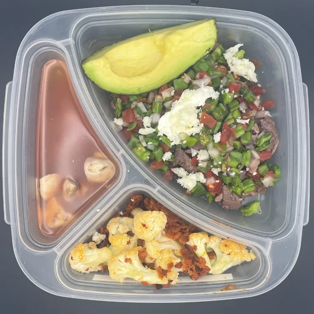 Low Carb | Jueves | Desayuno | Huarache nopal c/bistec