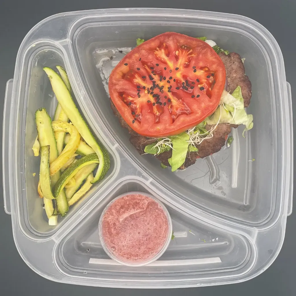 Low Carb | Viernes | Comida | Hamburguesa keto de res