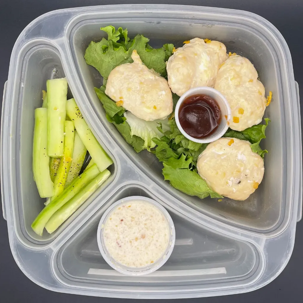 Low Carb | Jueves | Cena | Nuggets de pechuga keto