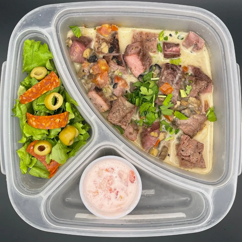 Low Carb | Jueves | Comida | Puntas en crema