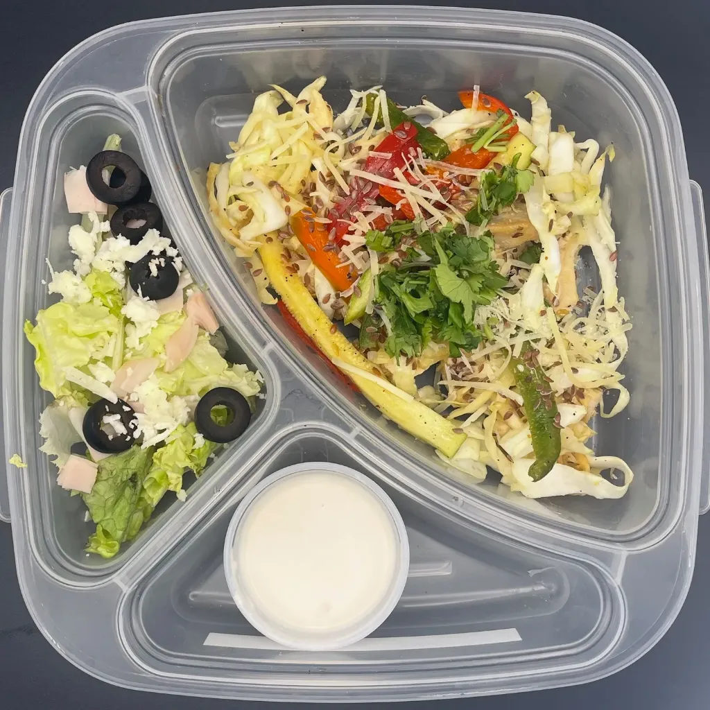 Low Carb | Viernes | Desayuno | Pollo c/verds y linaza