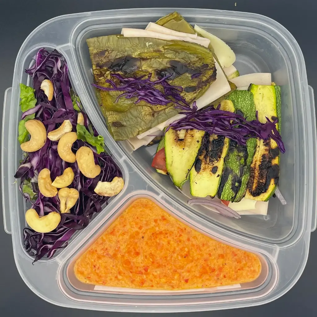 Low Carb | Viernes | Cena | Sandwich calabaza y nopal