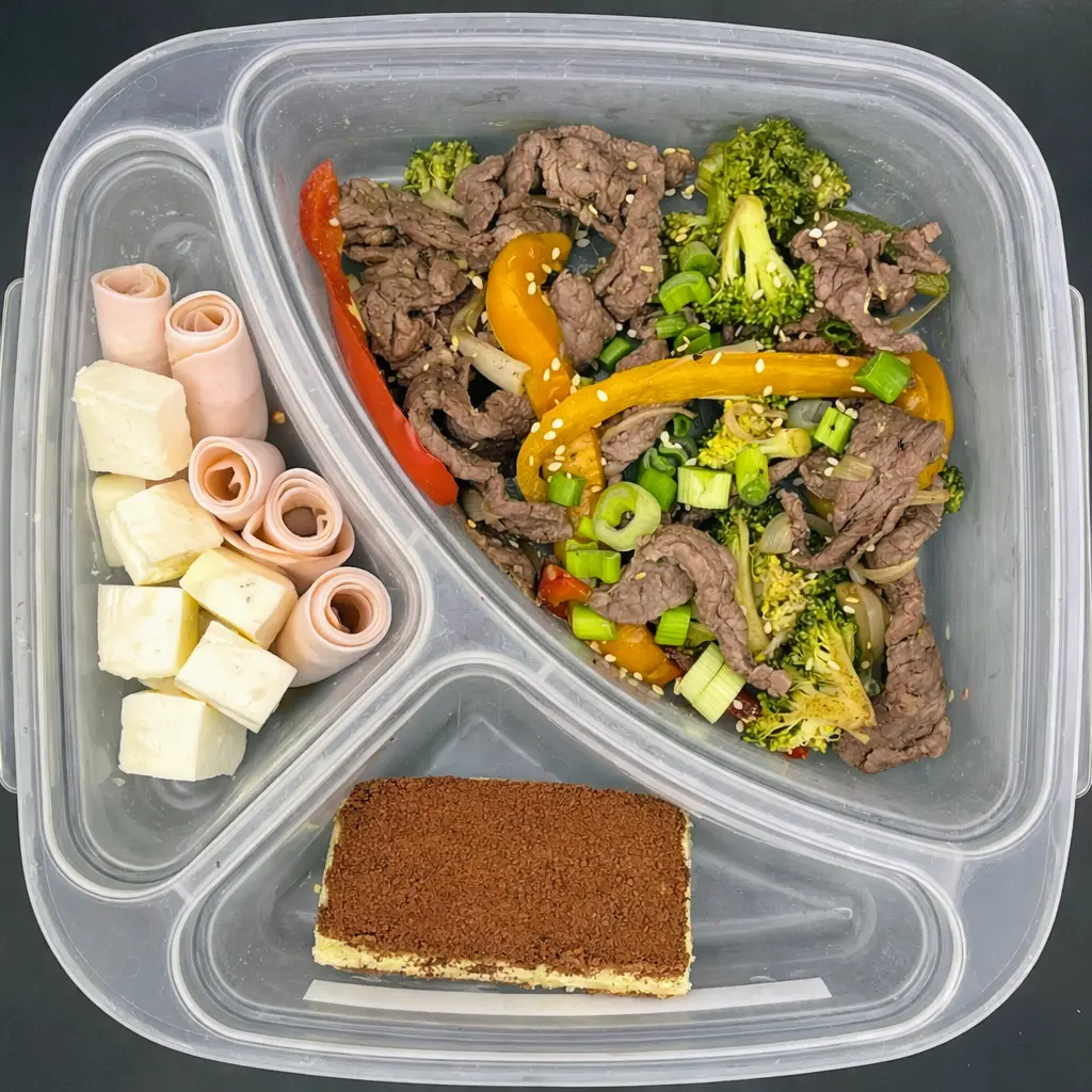 Low Carb | Miércoles | Cena | Salteado de res LC