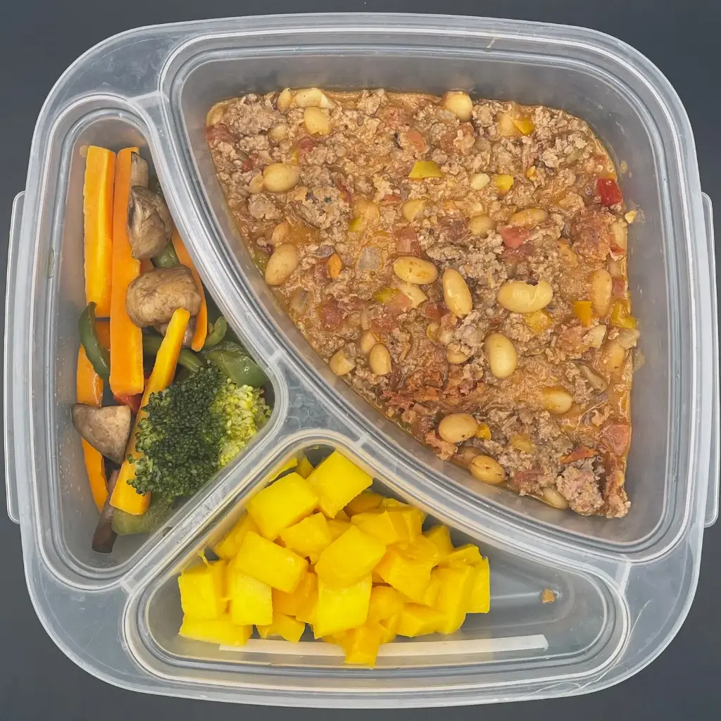 Saludable | Miércoles | Cena | Chili con carne y frijoles
