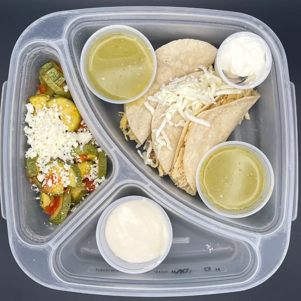 Saludable | Lunes | Comida | Enchiladas de pollo
