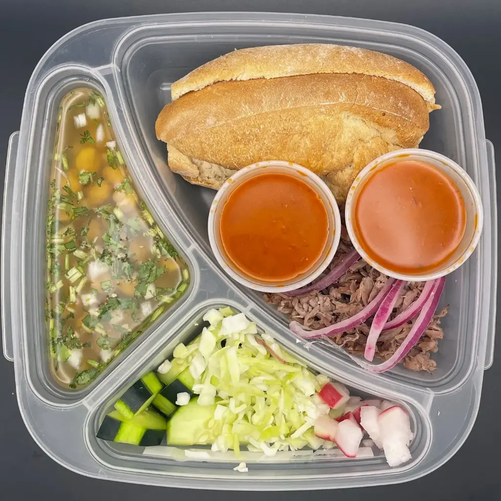 Saludable | Jueves | Desayuno | Torta ahogada de carne