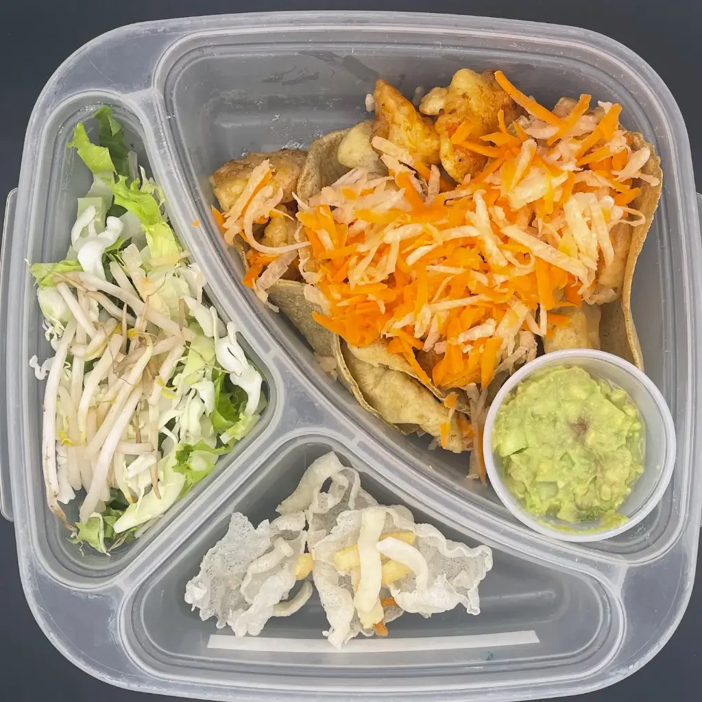 Saludable | Martes | Desayuno | Tacos del mar