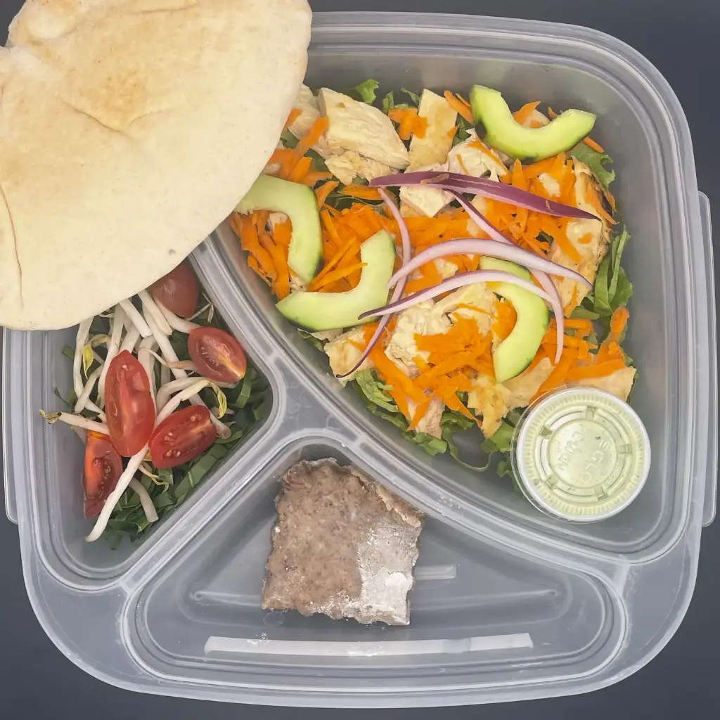 Saludable | Viernes | Desayuno | Kebab de pollo