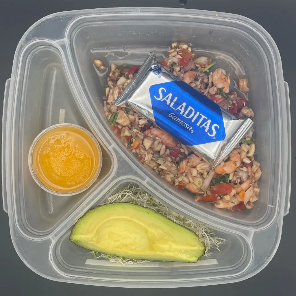 Saludable | Jueves | Cena | Ceviche de champiñones