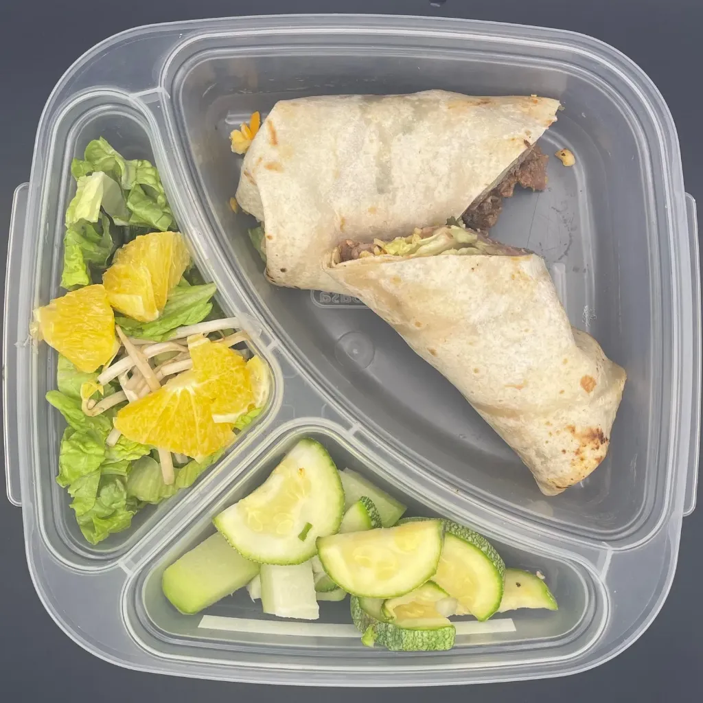 Saludable | Jueves | Comida | Burrito de carne