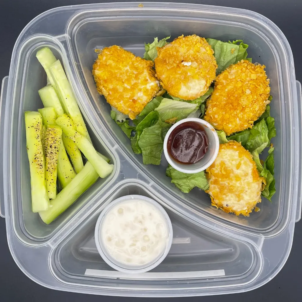 Saludable | Jueves | Cena | Nuggets de pollo