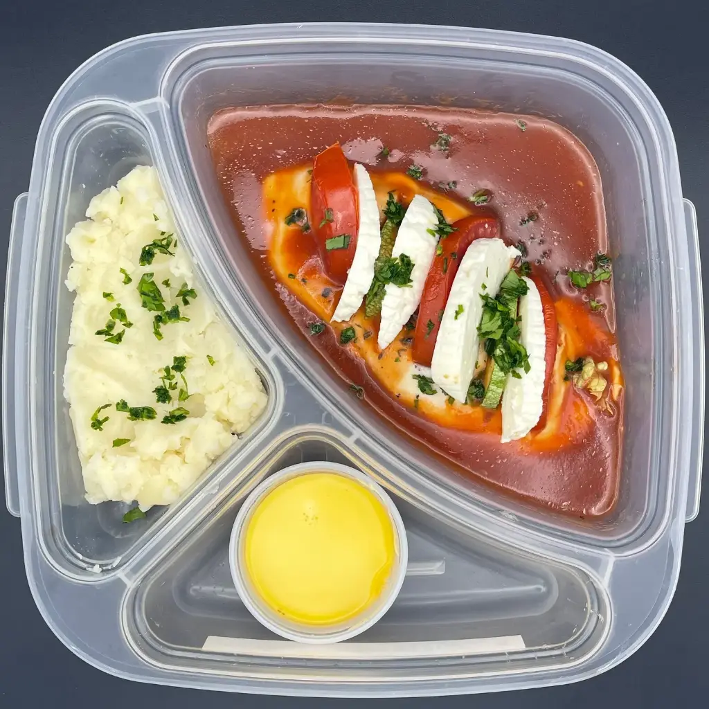 Saludable | Jueves | Cena | Pollo Hasselback