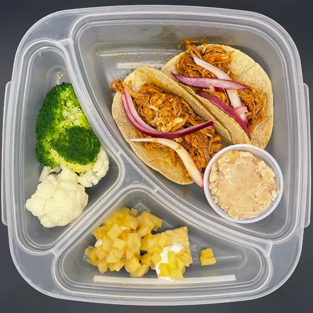 Saludable | Jueves | Comida | Tacos de cochinita