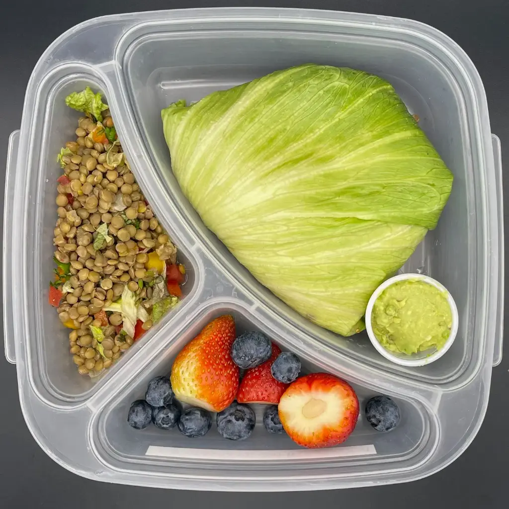 Saludable | Lunes | Cena | Sandwich de lechuga