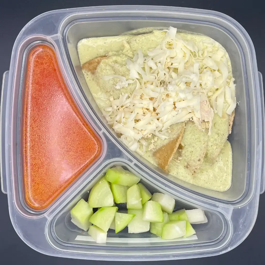 Saludable | Lunes | Desayuno | Enchiladas suizas