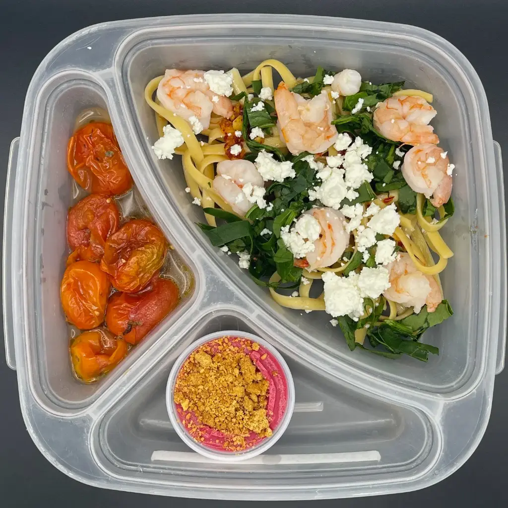 Saludable | Martes | Comida | Tagliatelle con camarón