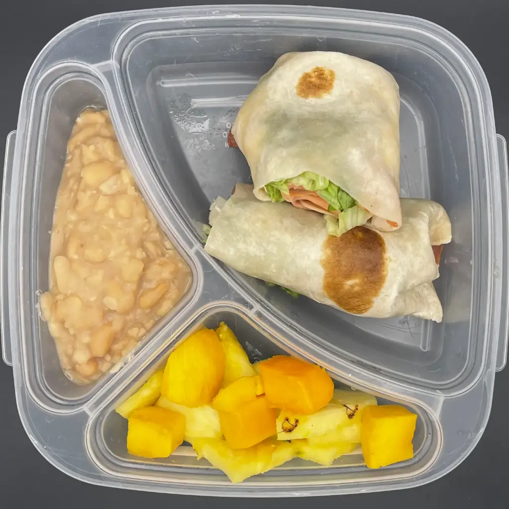 Veggie | Jueves | Desayuno | Wrap veggie