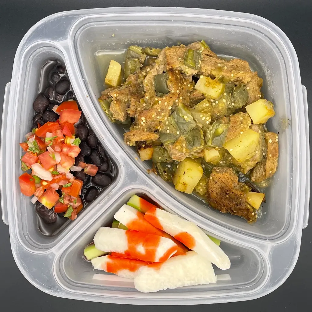 Veggie | Lunes | Cena | Soya c/nopales y papas