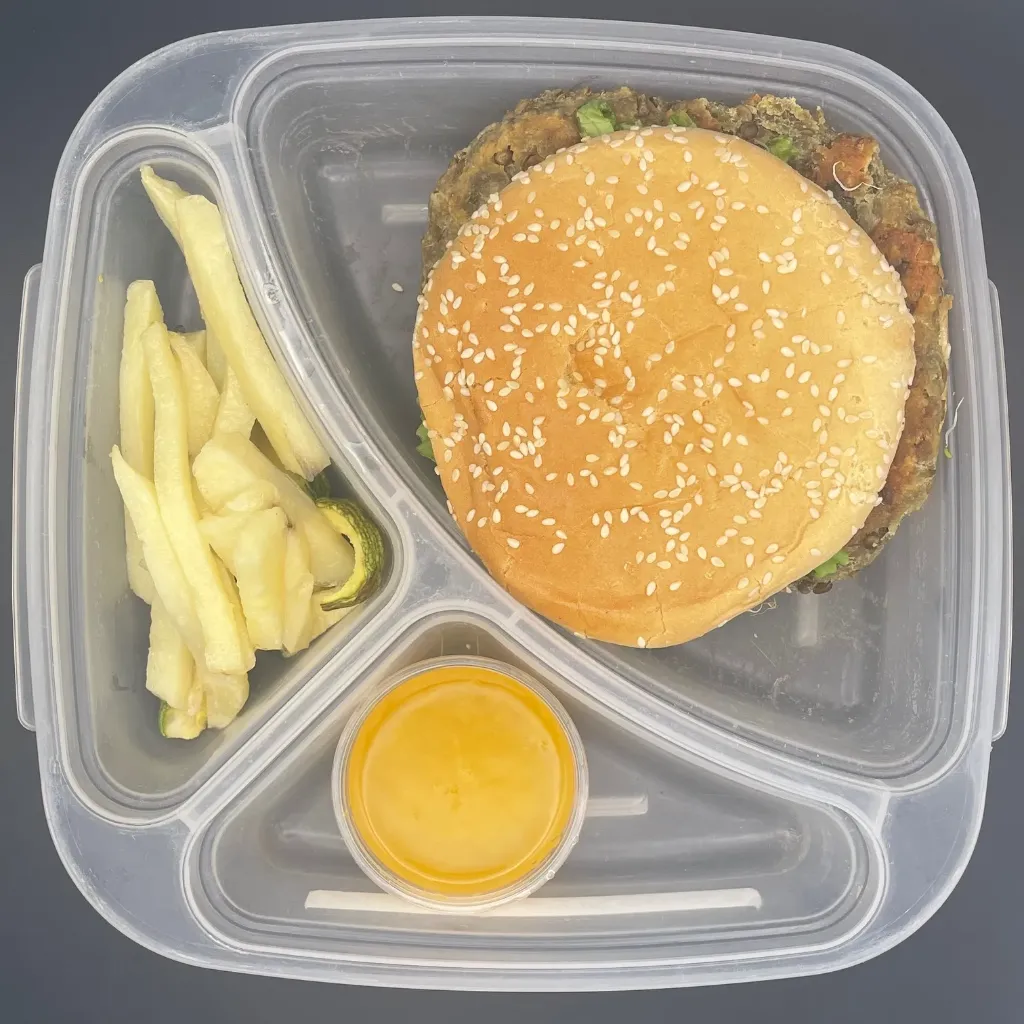 Veggie | Viernes | Comida | Hamburguesa vegana