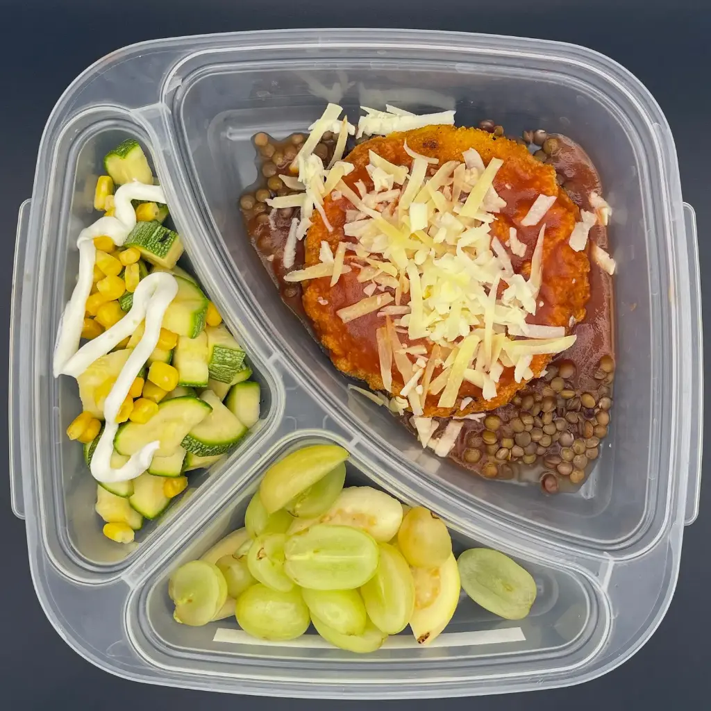 Veggie | Jueves | Comida | Prot. Vegana a la parmesana