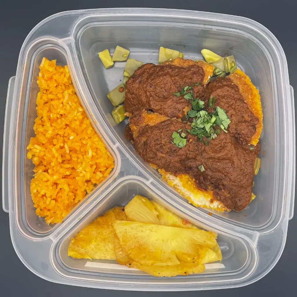 Veggie | Lunes | Comida | Prot. Veg. c/nopales en pasilla