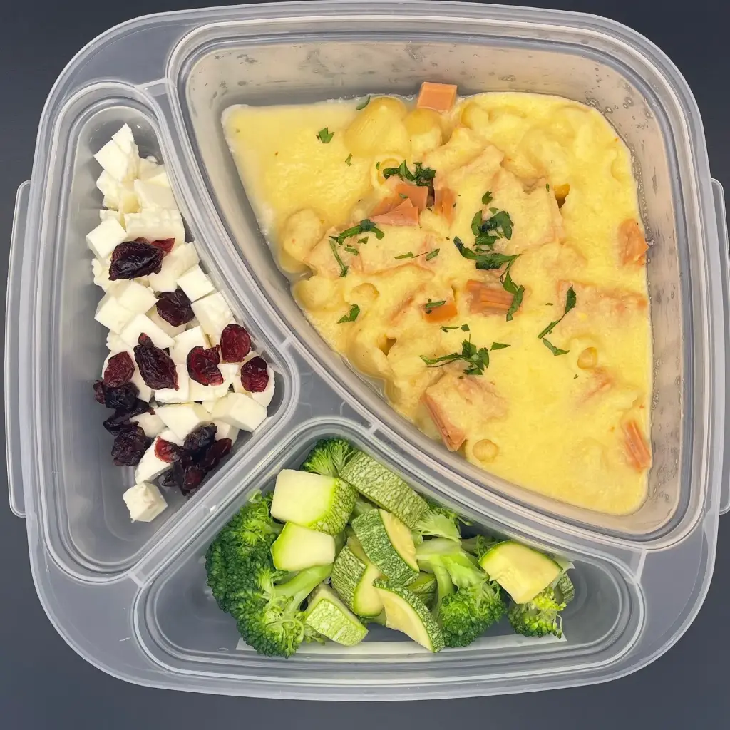 Veggie | Lunes | Desayuno | Macarrones con queso veggie